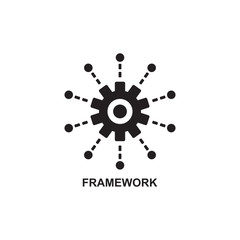 FRAMEWORK ICON , PICTOGRAM ICON VECTOR