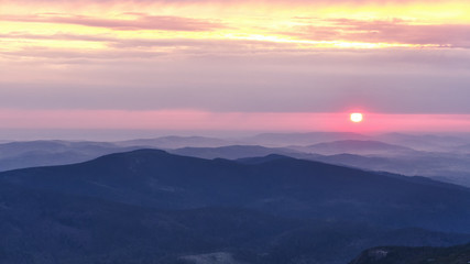 Babia Góra o poranku