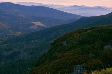 Fototapeta premium Babia Góra o poranku