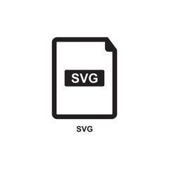 SCALABLE VECTOR GRAPHIC ICON , PICTURE FORMAT ICON