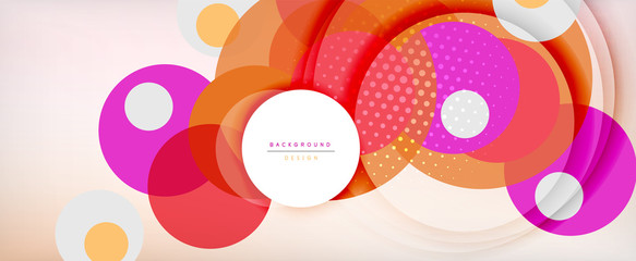 Trendy simple circle abstract background, dynamic motion concept. Vector Illustration For Wallpaper, Banner, Background, Card, Book Illustration, landing page