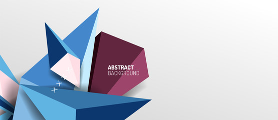 Trendy simple triangle abstract background, dynamic motion concept. Vector Illustration For Wallpaper, Banner, Background, Card, Book Illustration, landing page