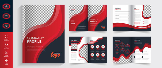 Multipurpose Brochure Magazine Template Design with premium booklet vector