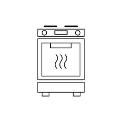 Stove icon design isolated on white background
