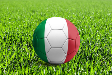 Italy Flag on Soccer Ball
