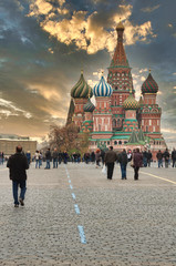 Obraz premium The red square