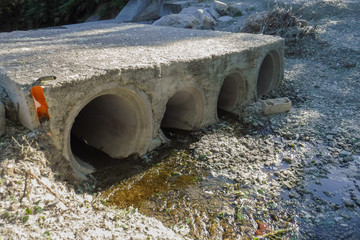 concrete products to contain floods