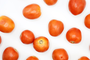 red tomatoes background. Group of tomatoes
