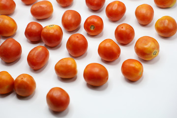 red tomatoes background. Group of tomatoes
