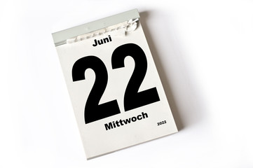 22. Juni 2022