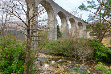 Fototapeta na wymiar Glenfinnan Railway Viaduct, Scotland.