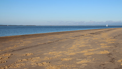 beach in arcachon (france)