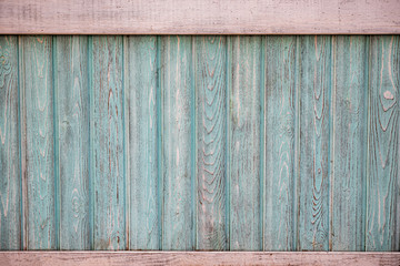 wooden planks vertical arrangement of turquoise color