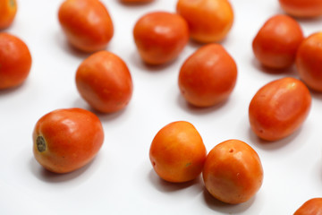red tomatoes background. Group of tomatoes
