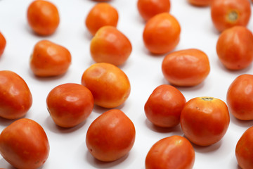 red tomatoes background. Group of tomatoes
