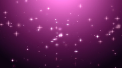 Christmas purple pink starry background.