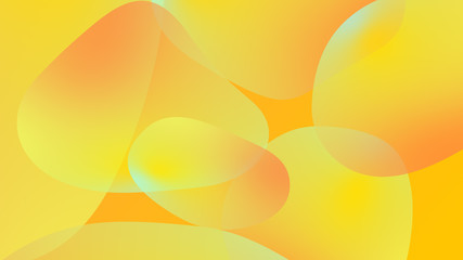 Abstract gradient geometric background. Fluid shapes and colorful graphic design.