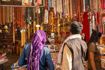 Window shopping in Indian Village.