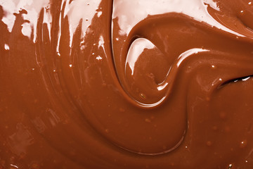 Tasty chocolate cream background