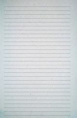 Fototapeta premium Sheet of paper with lined