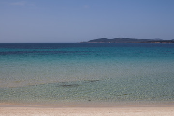 Obraz premium View from the Alghero city beach