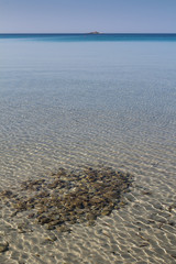 Clean water of Mediterranean sea