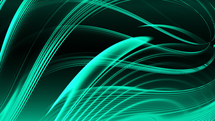 Abstract white blue gradient geometric background. Neon light curved lines and shape with color graphic design.