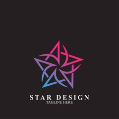 Obraz premium Premium star logo design