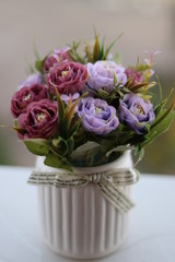bouquet of pink roses