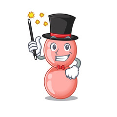 An attractive Magician of neisseria gonorrhoeae cartoon design