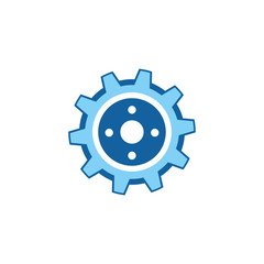 Gear Logo Template vector icon illustration design
