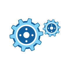 Gear Logo Template vector icon illustration design