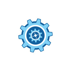 Gear Logo Template vector icon illustration design