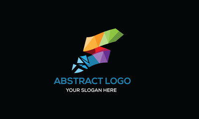abstract S letter logo design