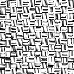 Seamless pattern with hand drawn textures. Doodle style. Vector objects. Abstract elements. Textile print. Sketch background