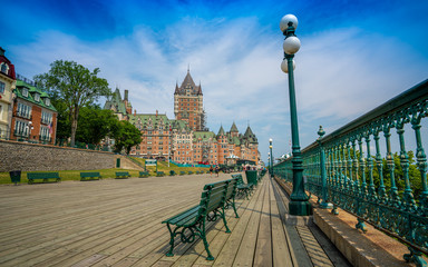 Fototapeta premium Castle of Frontenac in Quebec City, Canada