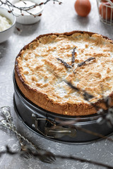 Tart with a protein souffle Tears of an Angel