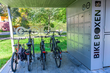 Vorbildliche Radstation für innerstädtische Radfahrer-Infrastruktur