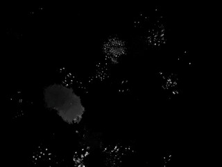 Obraz premium Watercolor dry brush strokes texture. Abstract black and white background