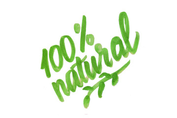 brush lettering 100 percent natural hand drawn 