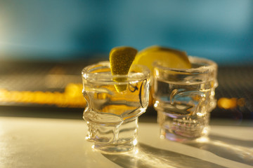 tequila and lime alcohol drink