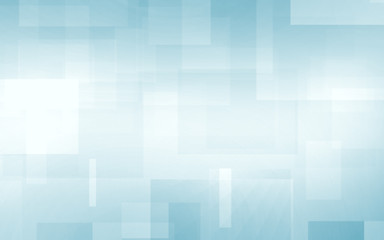 Obraz premium Abstract blue white and gray polygon square pattern gradient background. with space for concept design Technology and modern. 3d render illustration.