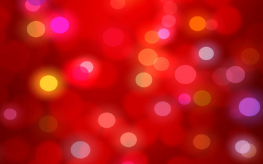 Luxury red  bokeh  blur abstract background with lights for background and wallpaper Christmas,vintage.