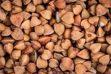 buckwheat background close up macro