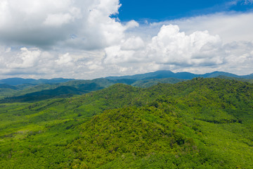 Fototapeta na wymiar Rural countryside landscape in thailand
