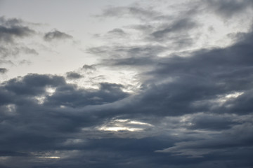 dramatic cloudy sky