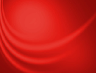 red abstract composition