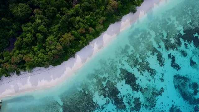 Similan island aerial view. Thailand