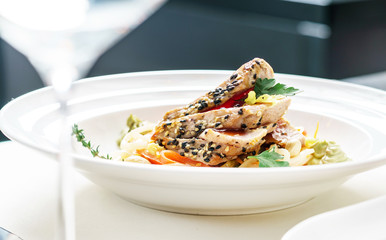 tuna with vegetables