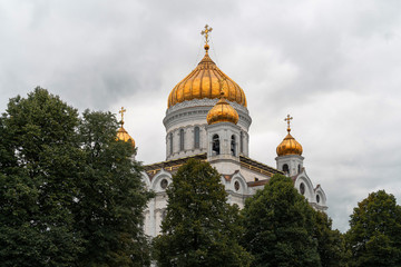 Fototapeta na wymiar Moscow. Cathedral of Christ the Savior.